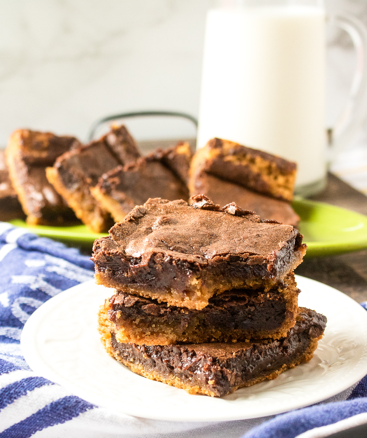 The Most Incredible Chocolate Peanut Butter Brownies - Our WabiSabi Life