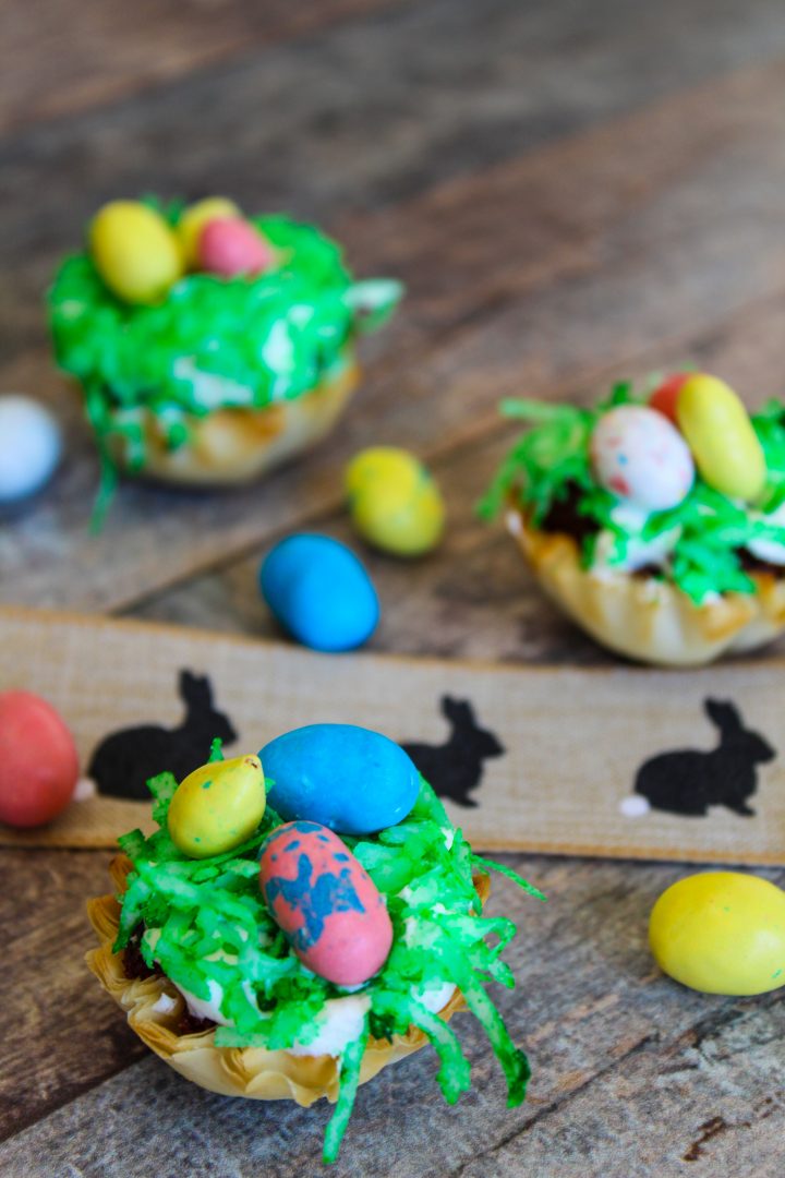 How to Make Easter Egg Brownie Nests - Our WabiSabi Life
