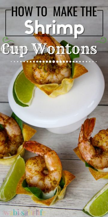 The Best Shrimp Wonton Cup Appetizers - Our WabiSabi Life