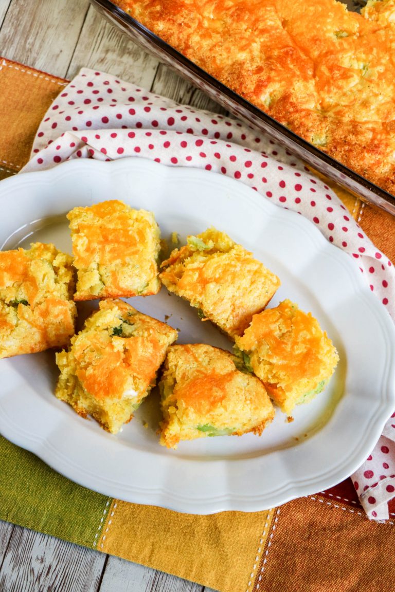 The Best Broccoli Cheese Cornbread Recipe Our WabiSabi Life
