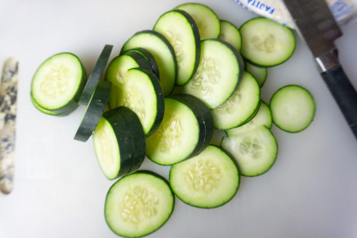 The Best Creamy Cucumber Salad Recipe Ever - Our WabiSabi Life