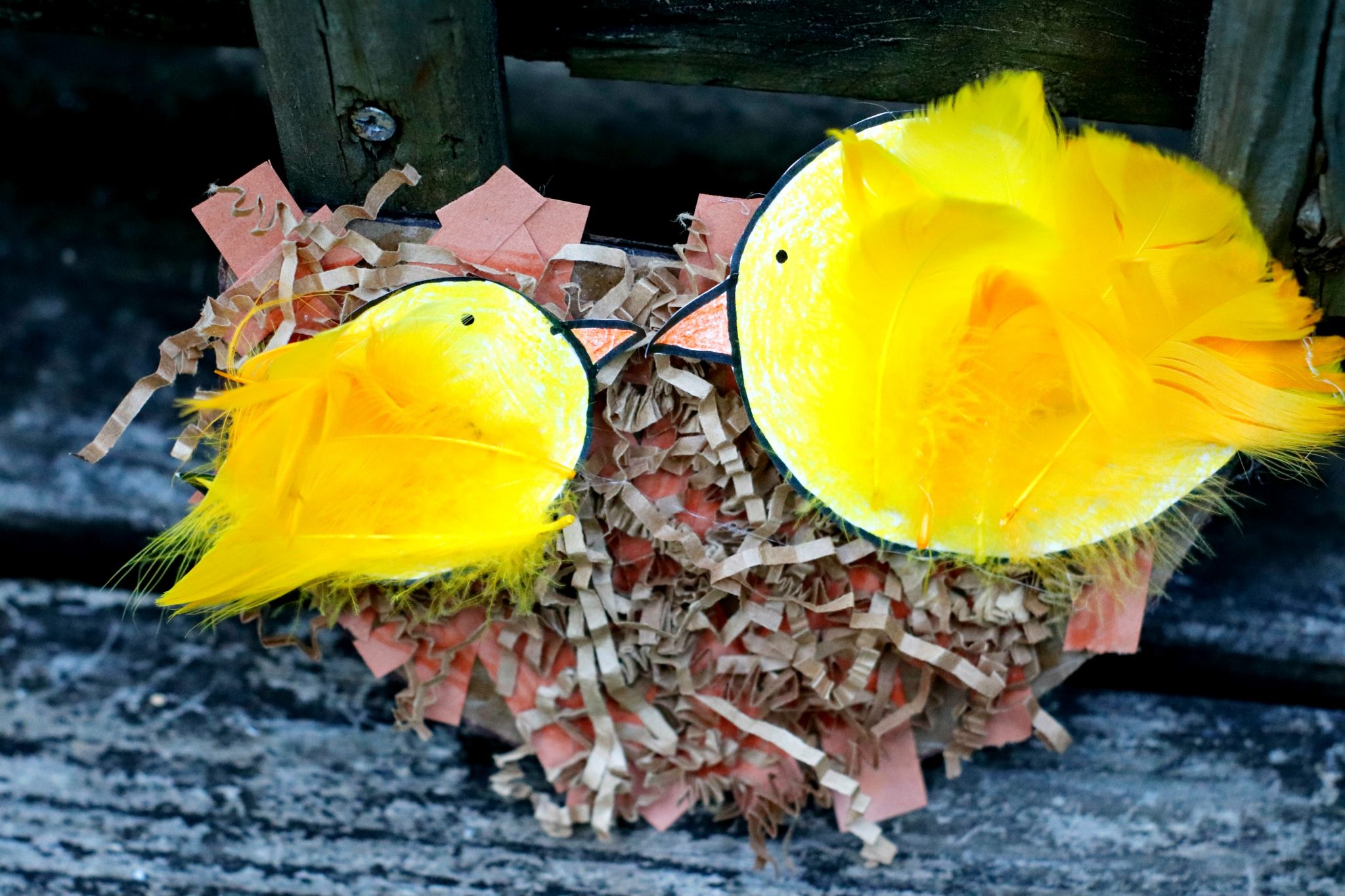 Mama and Baby Bird Nest Craft Our WabiSabi Life