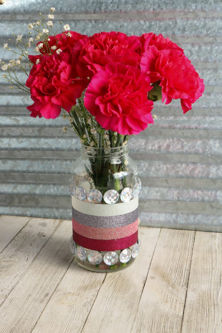 The Easiest Upcycled DIY Flower Vase - Perfect for Mother's Day