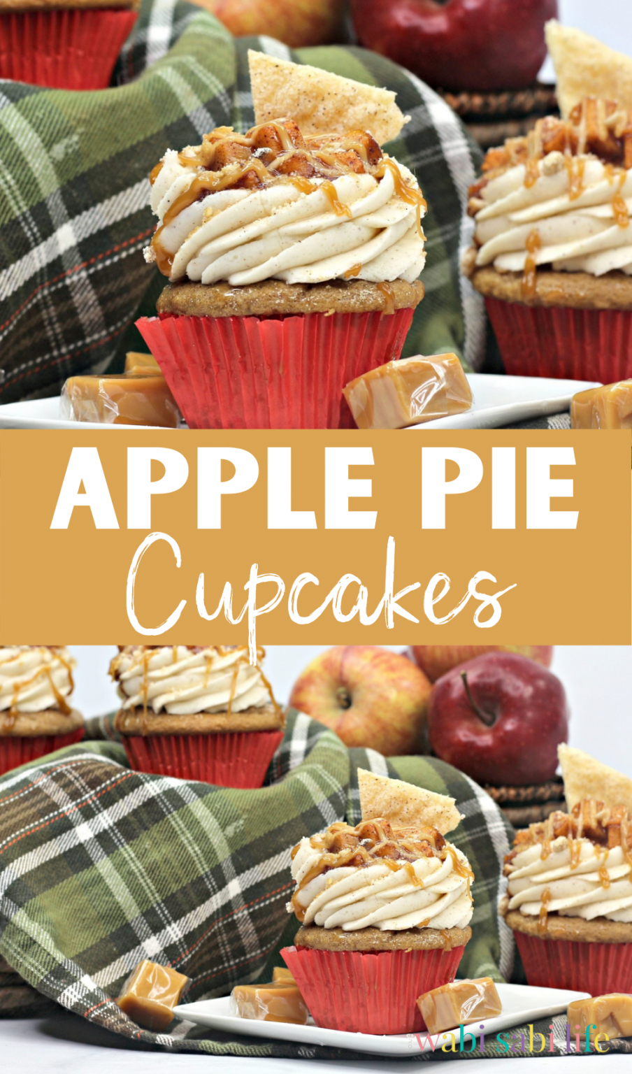 How to Make The Best Apple Pie Cupcakes - Our WabiSabi Life