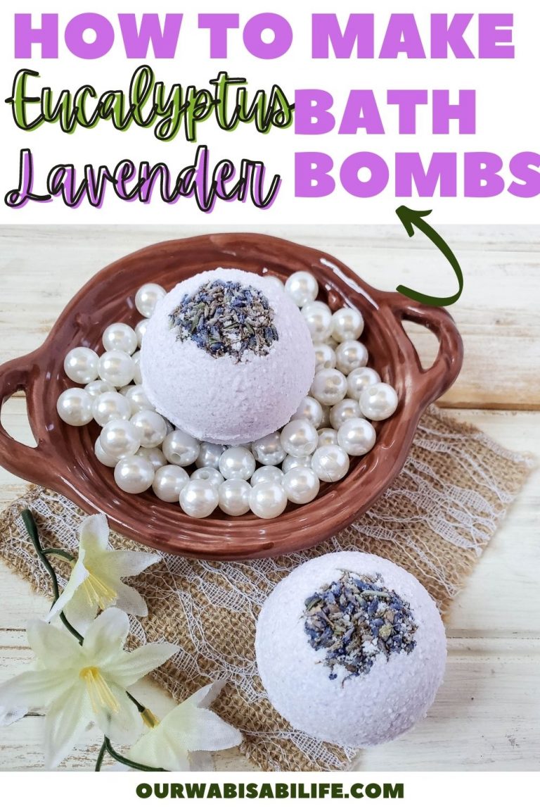 How to Make Eucalyptus Lavender Bath Bombs - Our WabiSabi Life