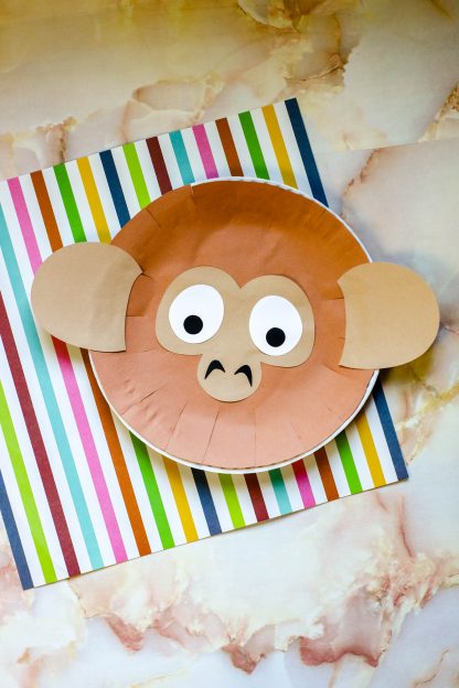 Easy Monkey Puppet Craft for Kids - Our WabiSabi Life