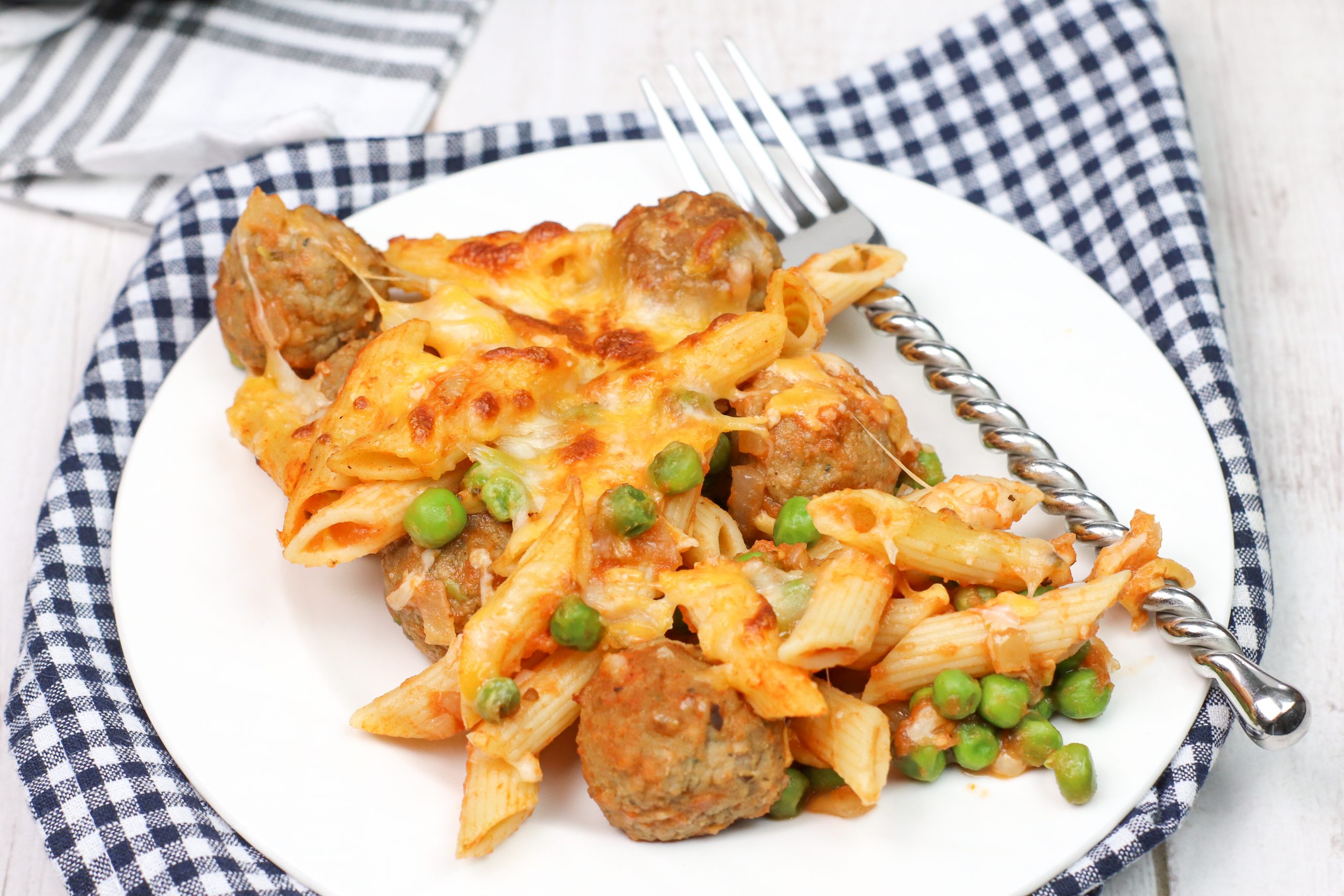 skillet meatball pasta