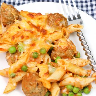 skillet meatball pasta