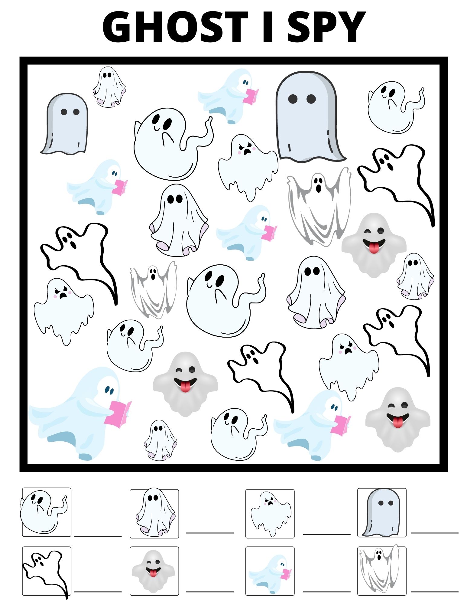 Halloween I Spy Printable