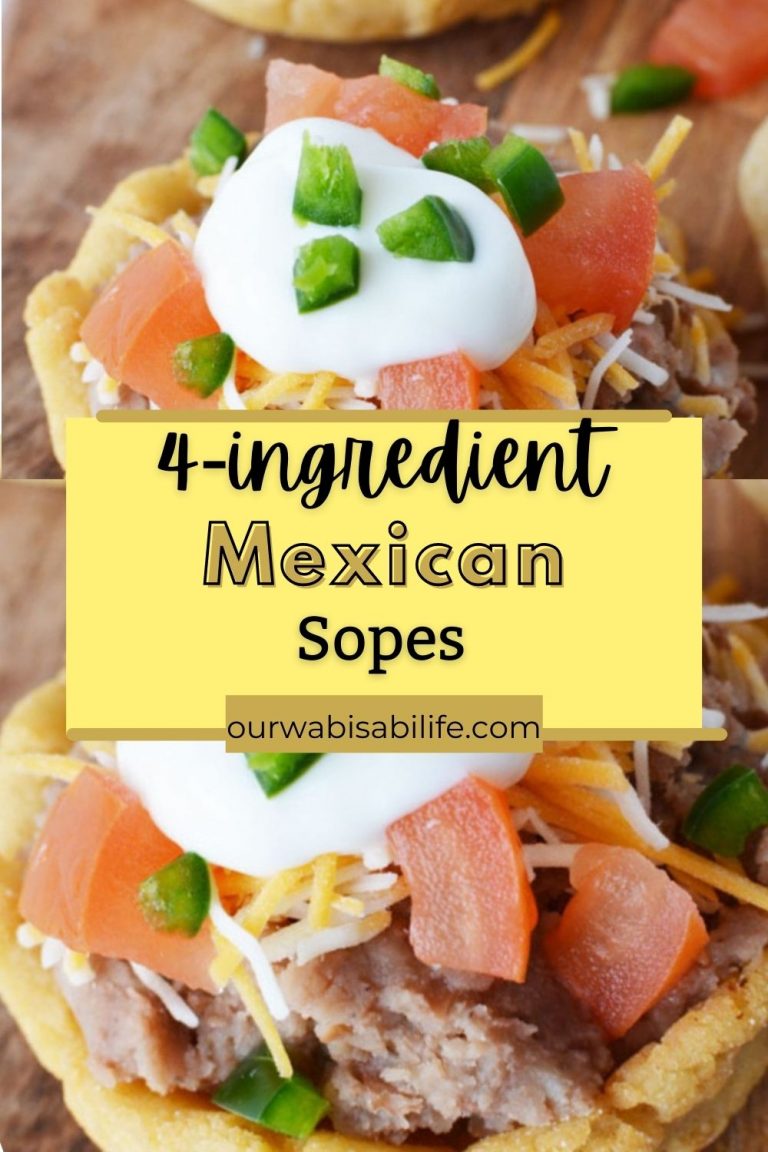 The Easiest Mexican Sopes Recipe Ever - Our WabiSabi Life