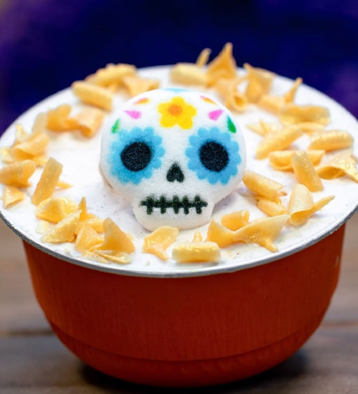 Day of the dead themed food at Disney.