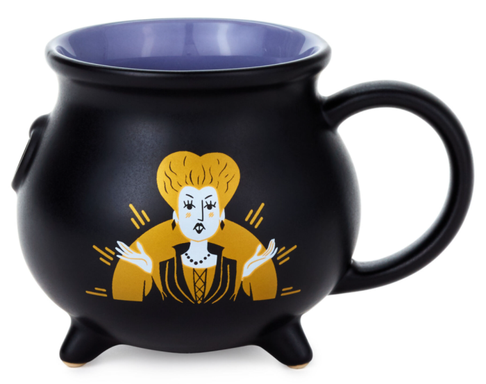 The cauldron mug with Winnie from Hocus Pocus.