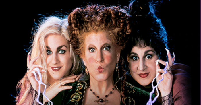 The Sanderson sisters together.