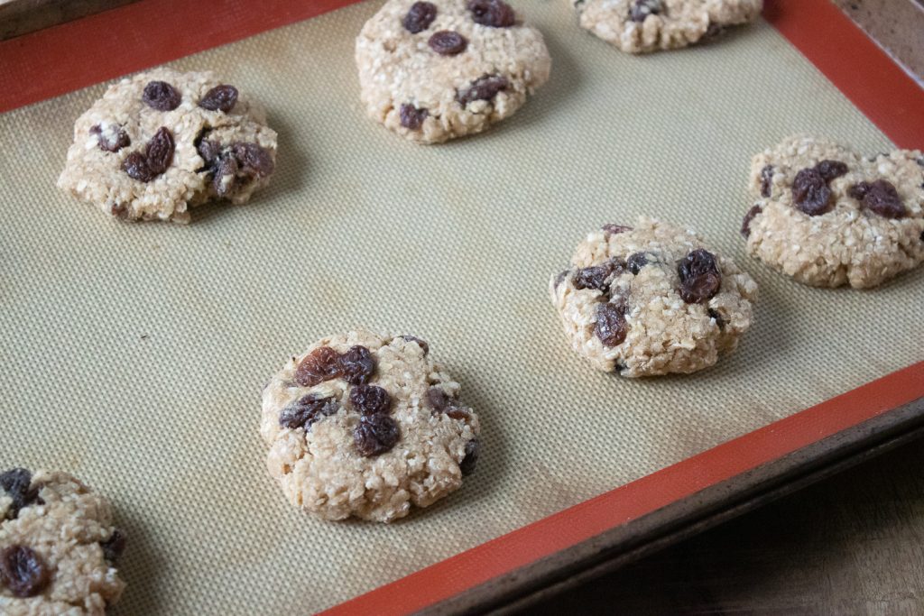 cookies smashed on cookie sheet