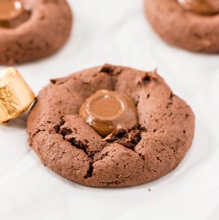 Rolo Cookies with Cake Mix