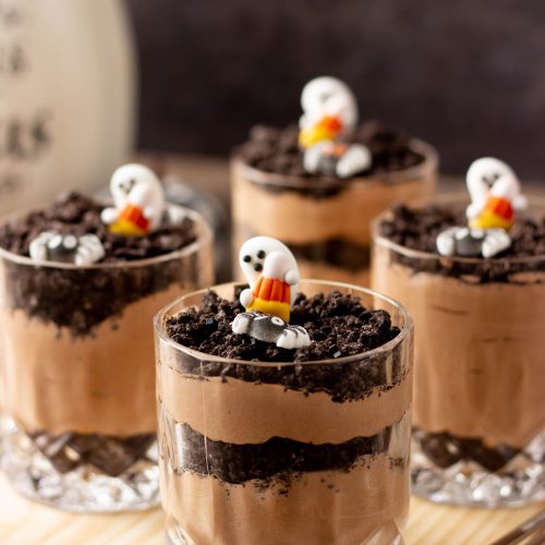 Halloween Dirt Pudding Cups - Our WabiSabi Life