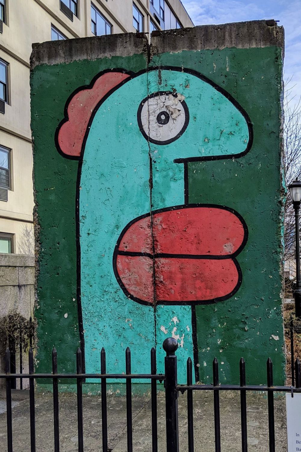 Berlin Wall in Battery park