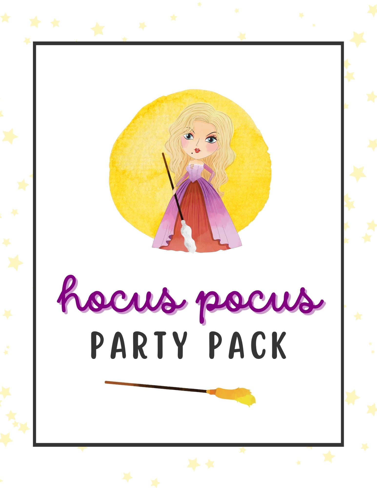 hocus pocu movie night party pack front cover