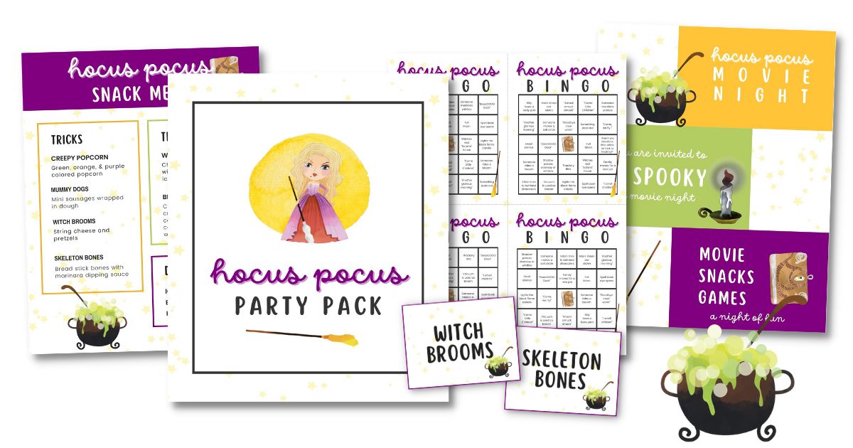 Hocus Pocus Bingo Game 