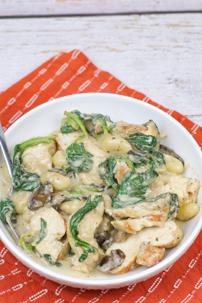 Creamy Chicken and Gnocchi Recipe - Our WabiSabi Life