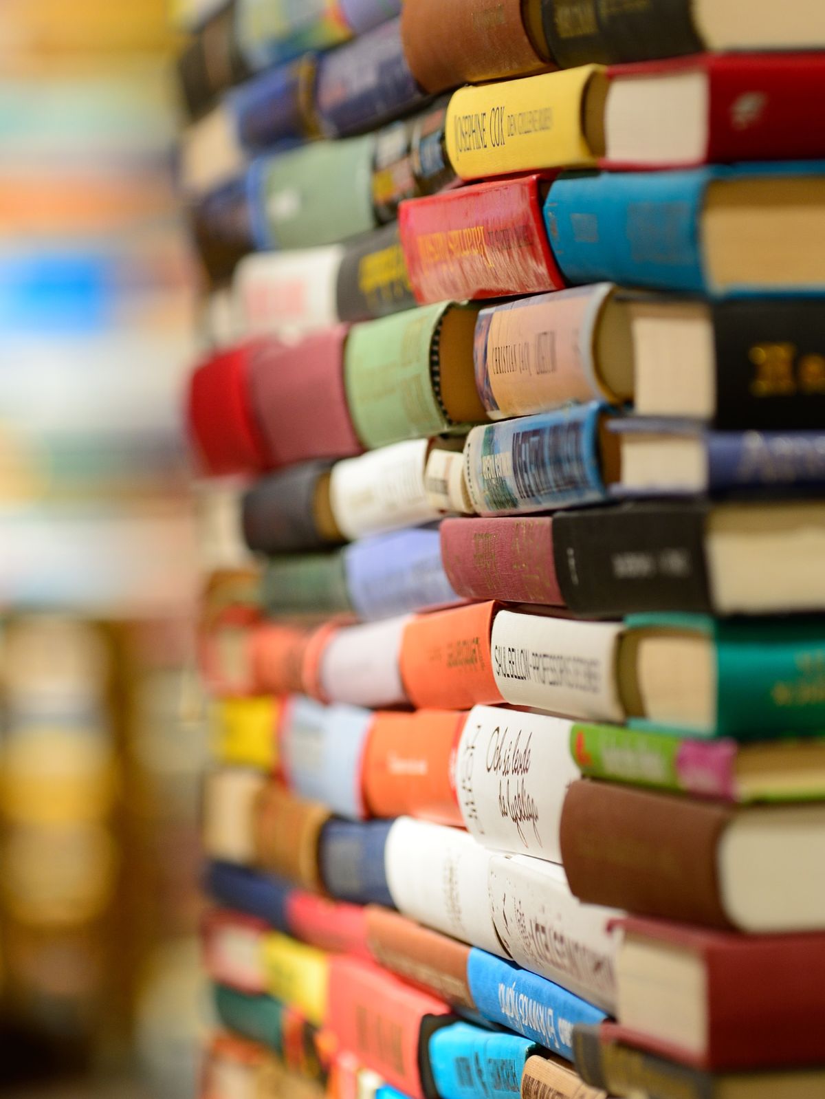 stacks of books