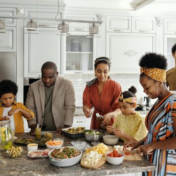 large family together