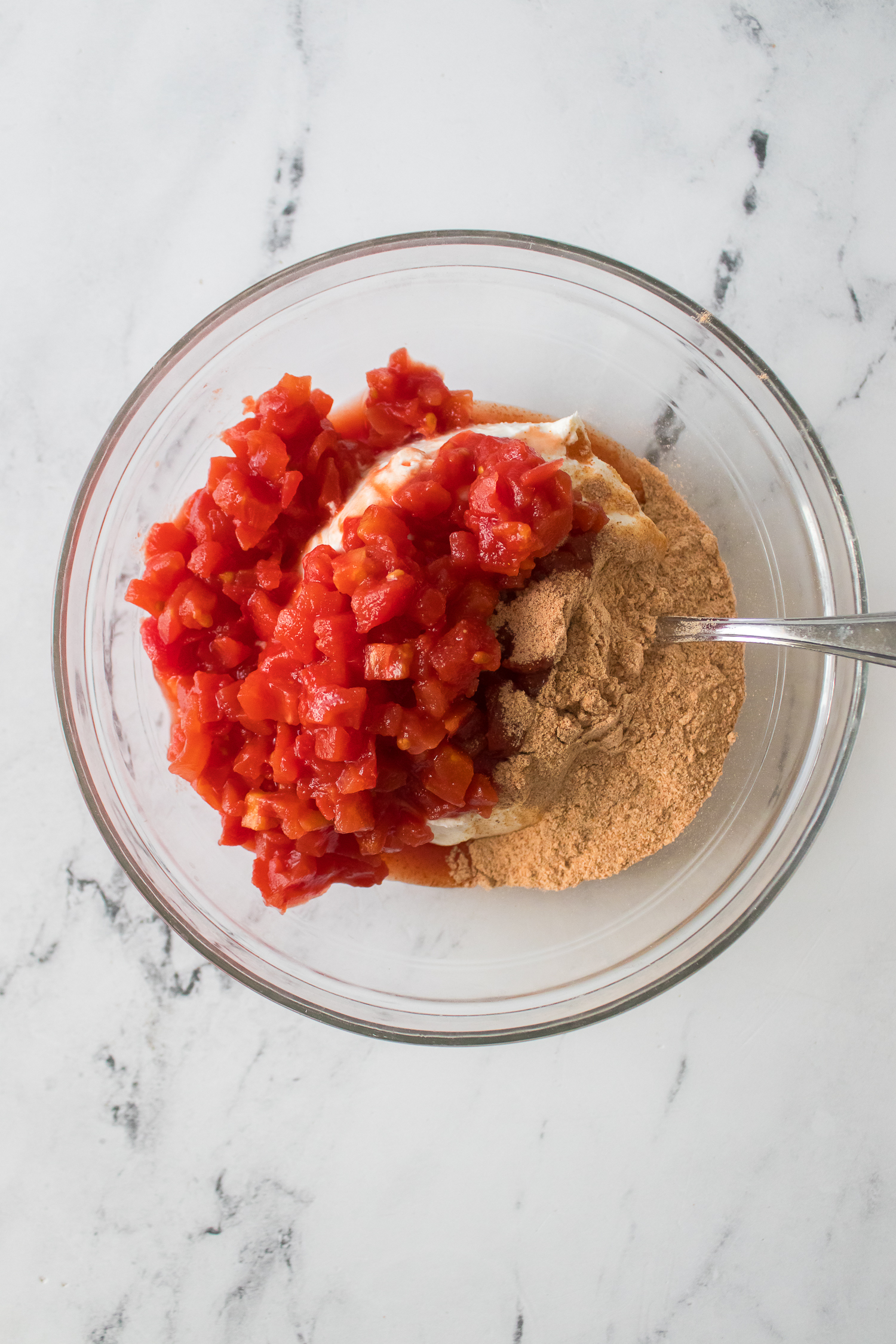 ingredients in the bowl