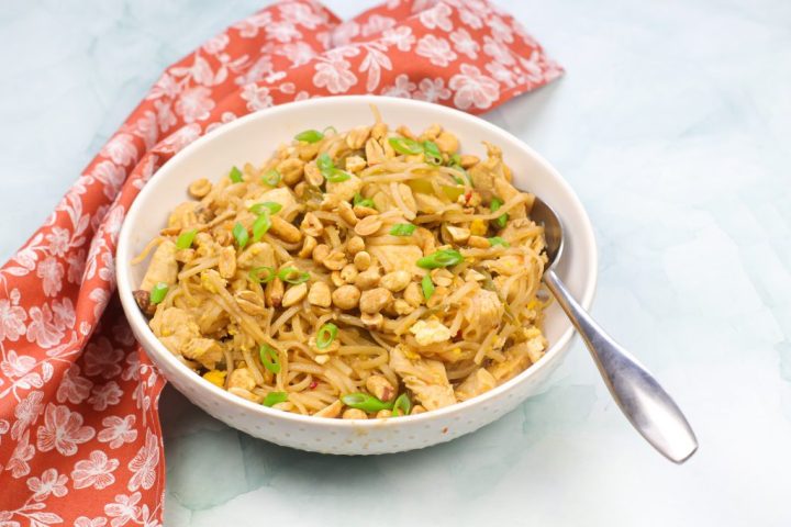 Easy Chicken Pad Thai Recipe - Our WabiSabi Life