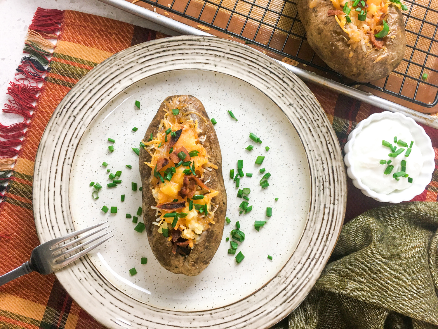 loaded baked potato