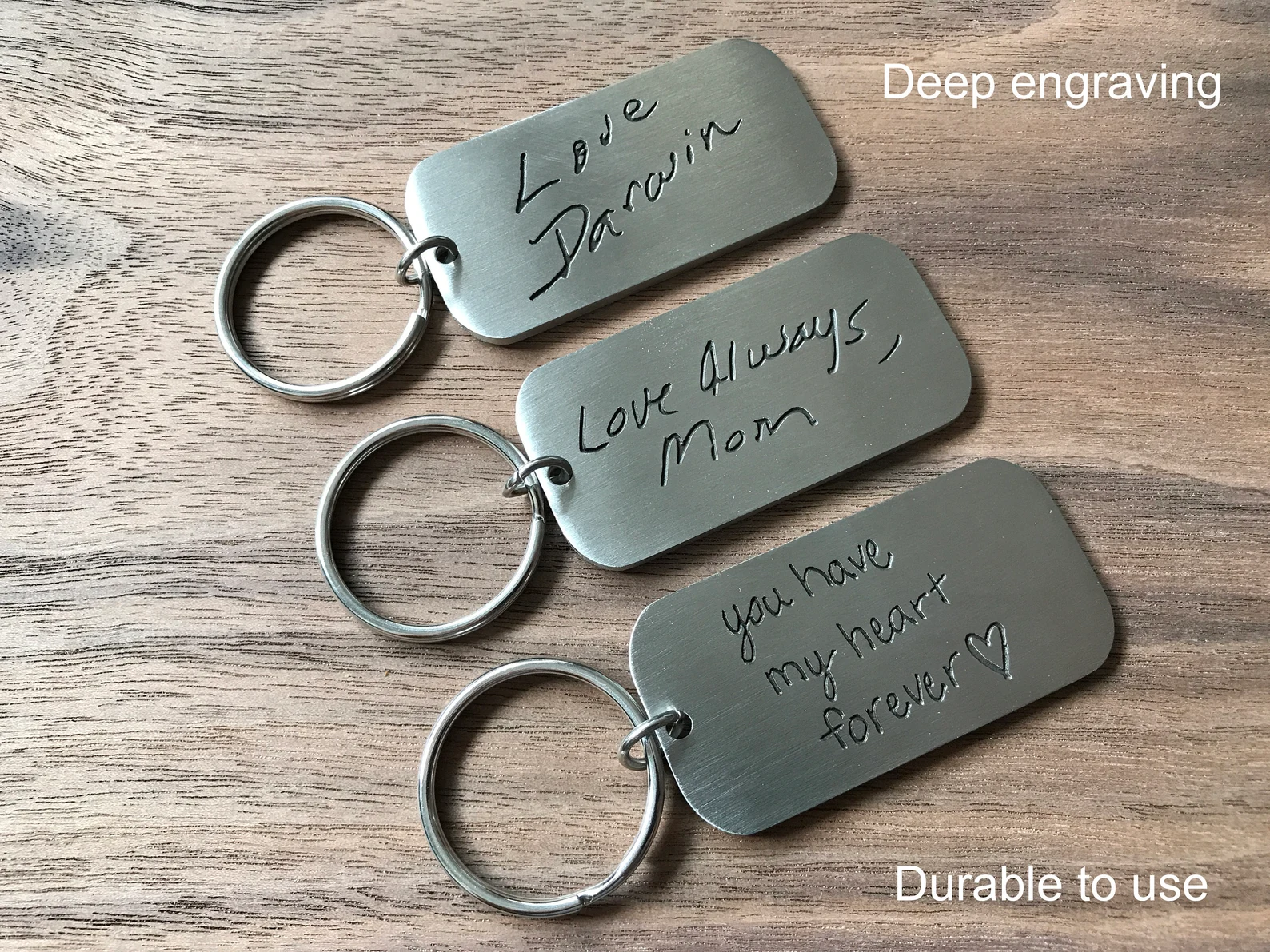 Custom Handwriting Keychain