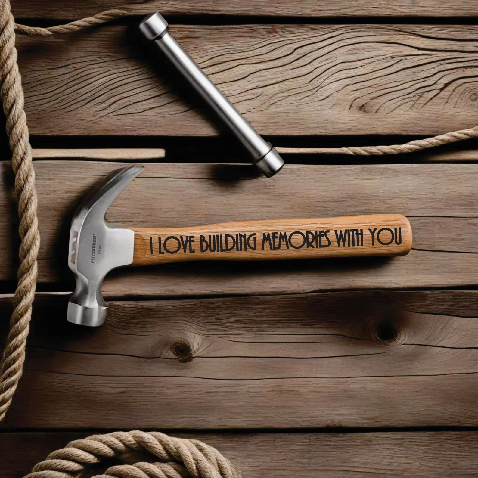 Engraved Hammer with a Message