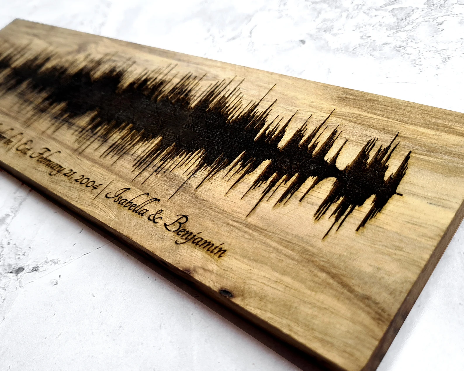 Personalized Sound Wave Art