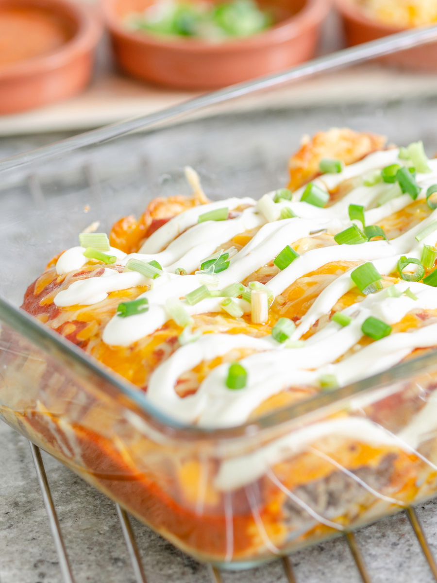 Beef Enchilada Casserole