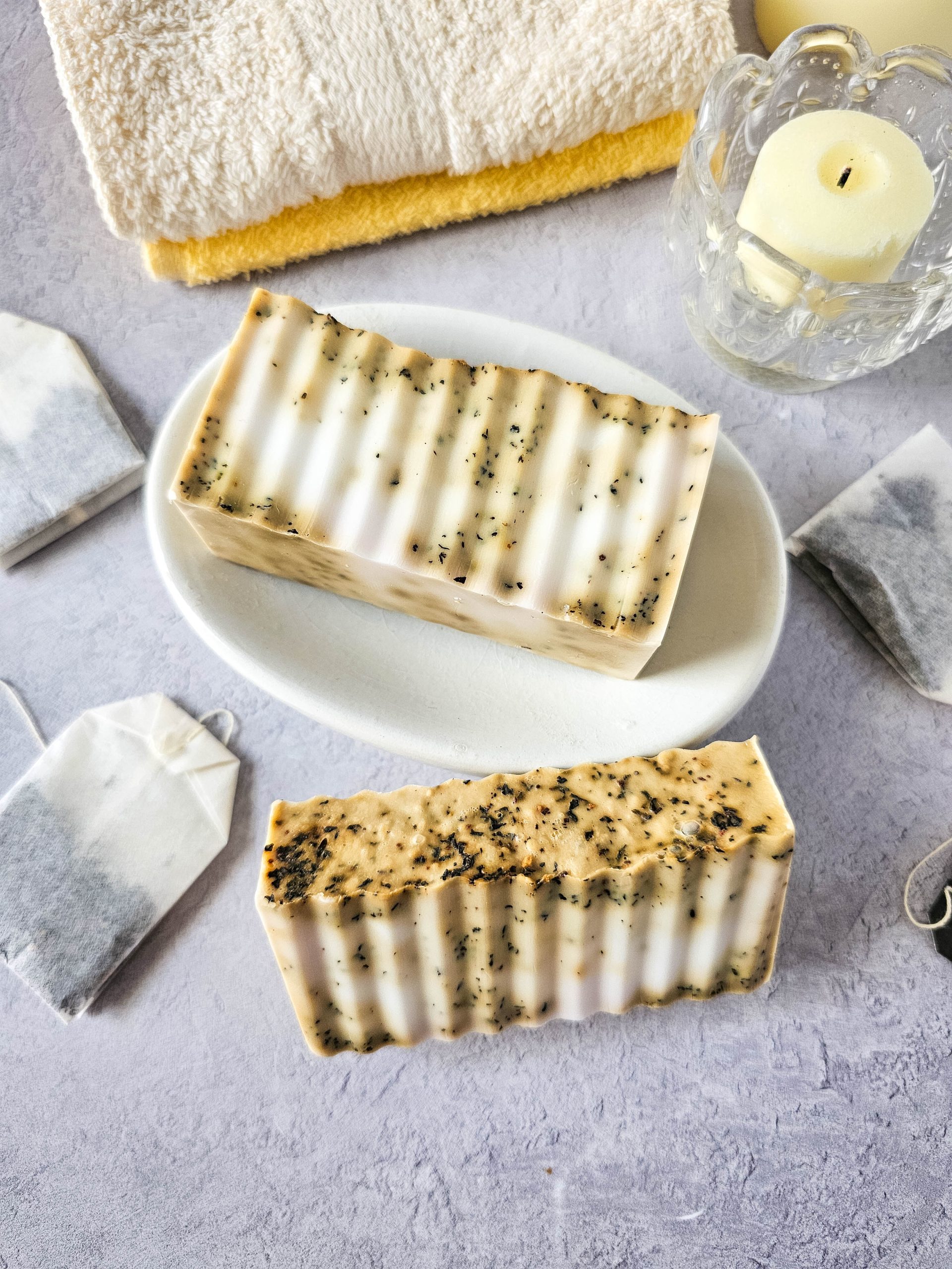 Chai Latte Swirl Soap