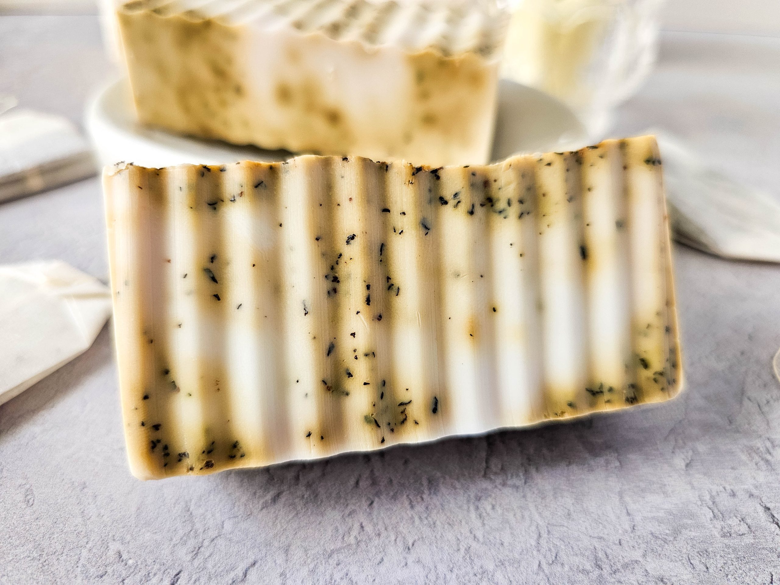 chai latte swirl soap