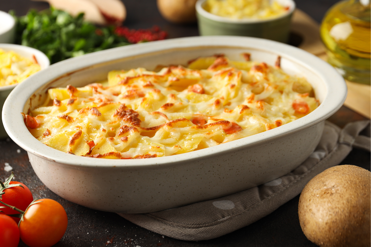 ground beef and potatoes