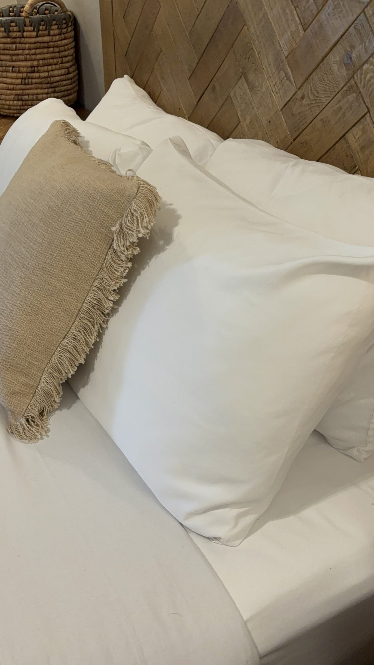 up close of pillow