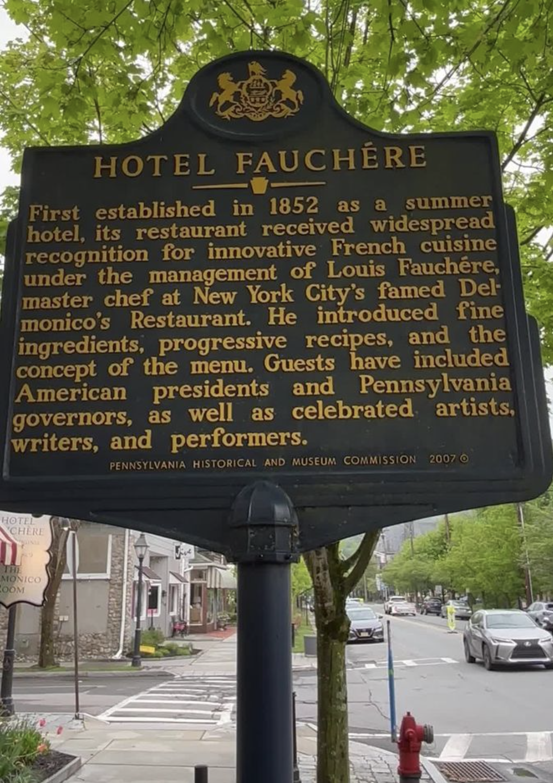 hotel sign