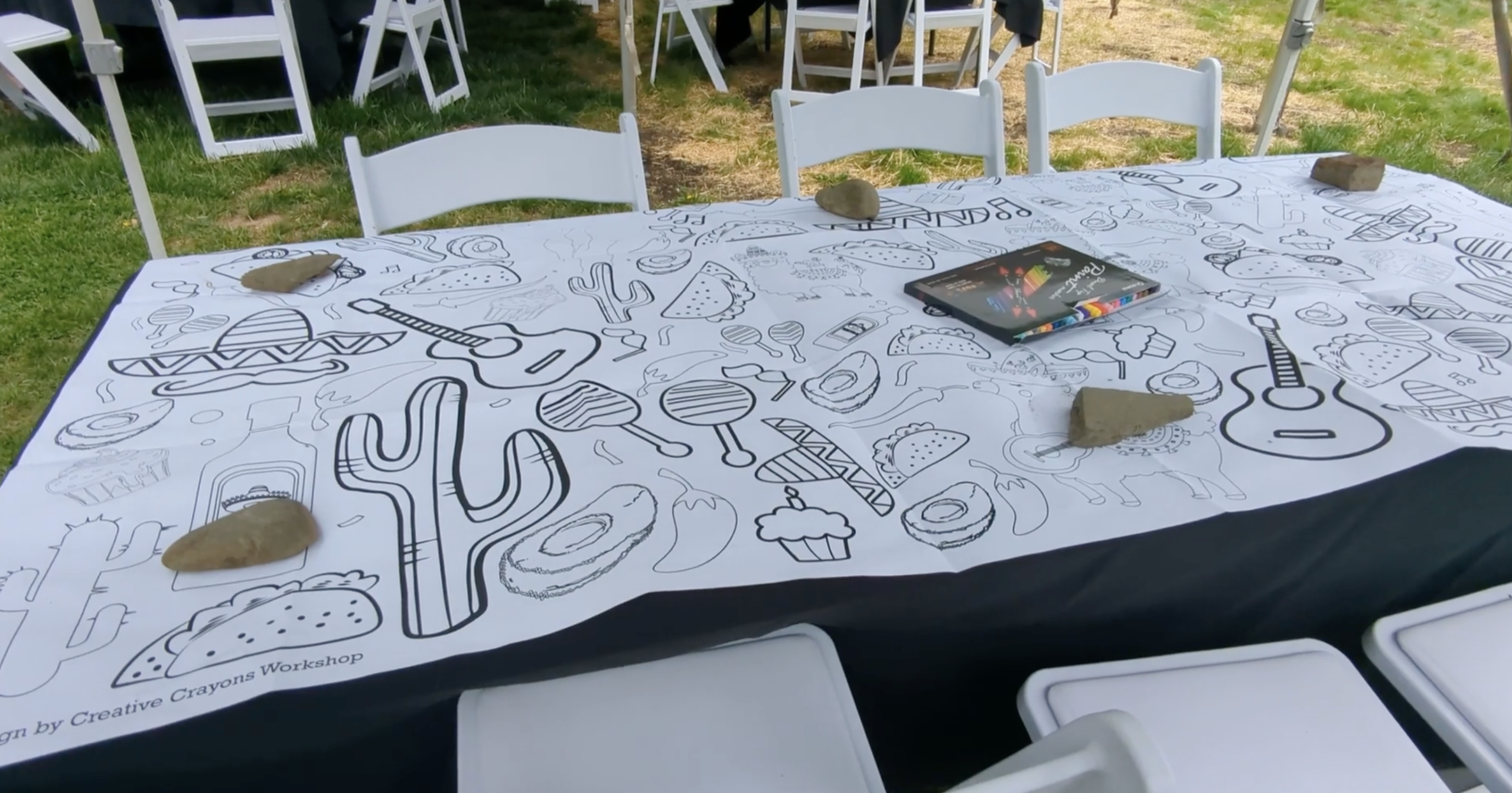 table cloth to color