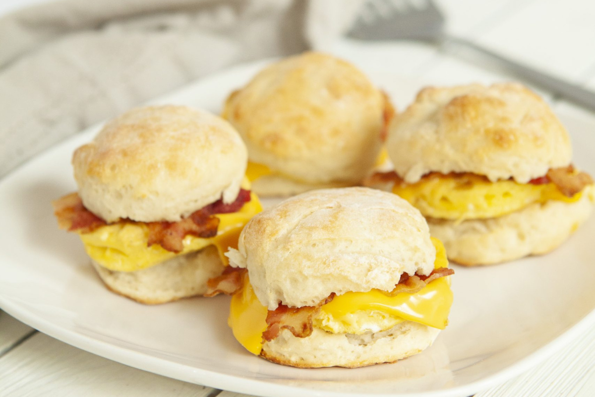 Bacon Egg and Cheese Breakfast Sliders