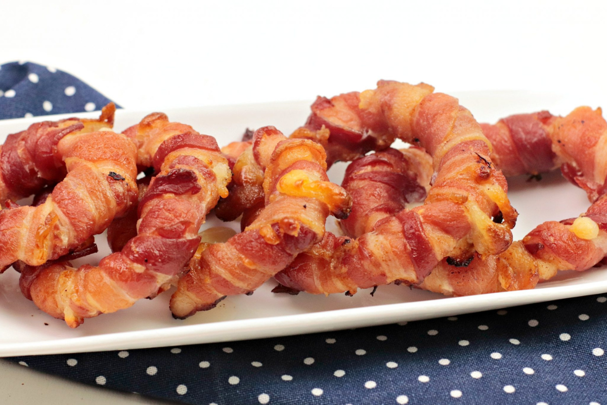 Bacon Mozzarella Keto Onion Rings