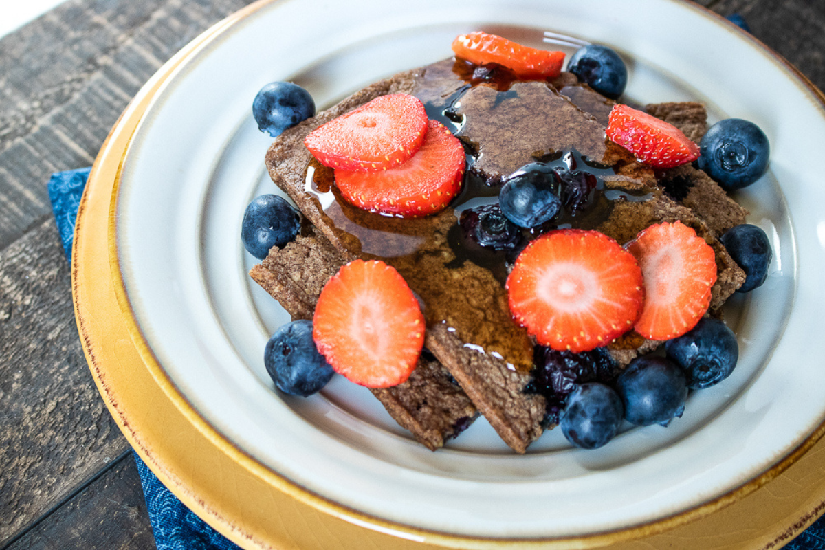 Berry Sheet Pan Pancakes