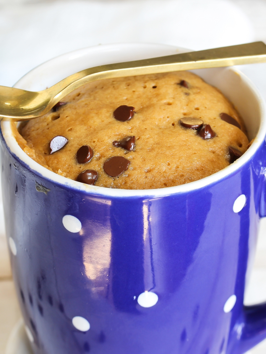 Chocolate Chip Microwave Mug Cake