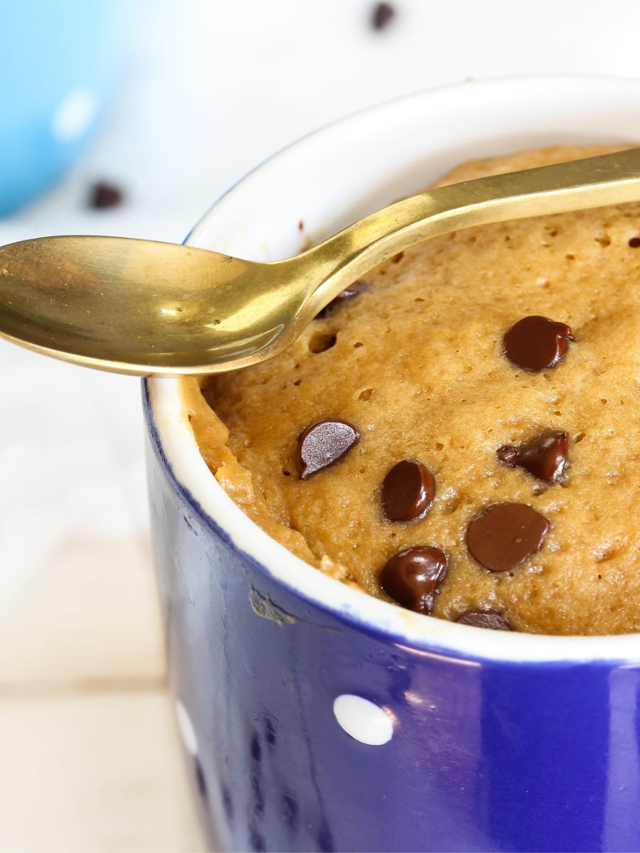 Chocolate Chip Microwave Mug Cake
