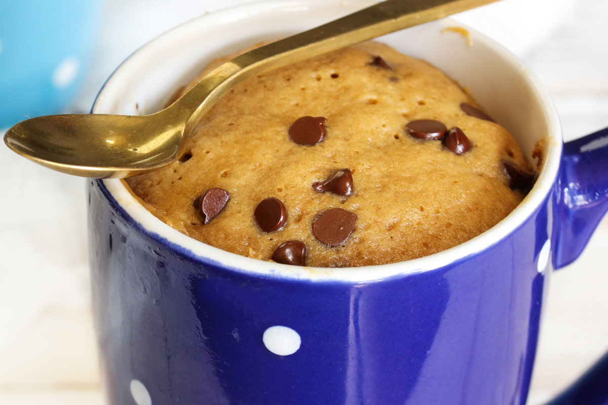 Chocolate Chip Microwave Mug Cake