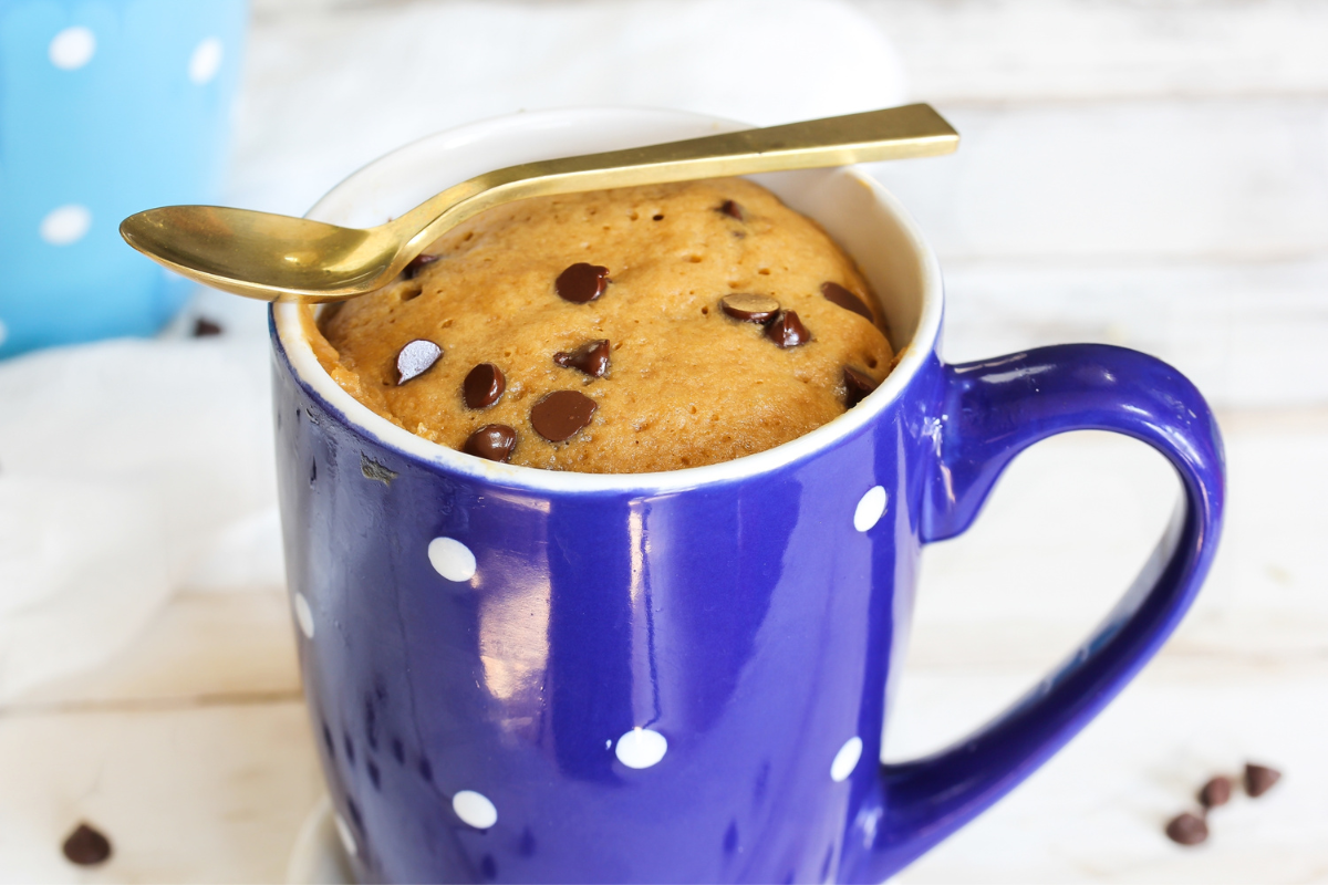 Chocolate Chip Microwave Mug Cake