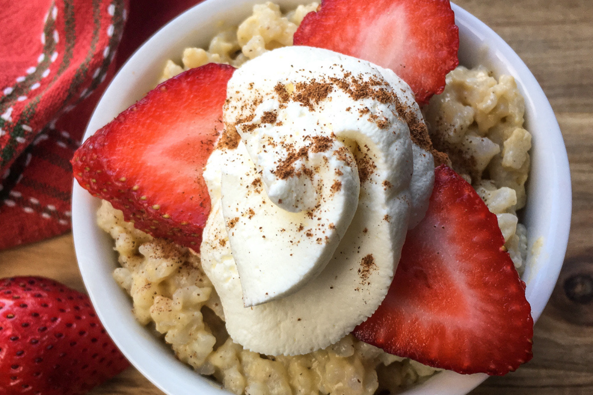 Instant‑Pot Rice Pudding