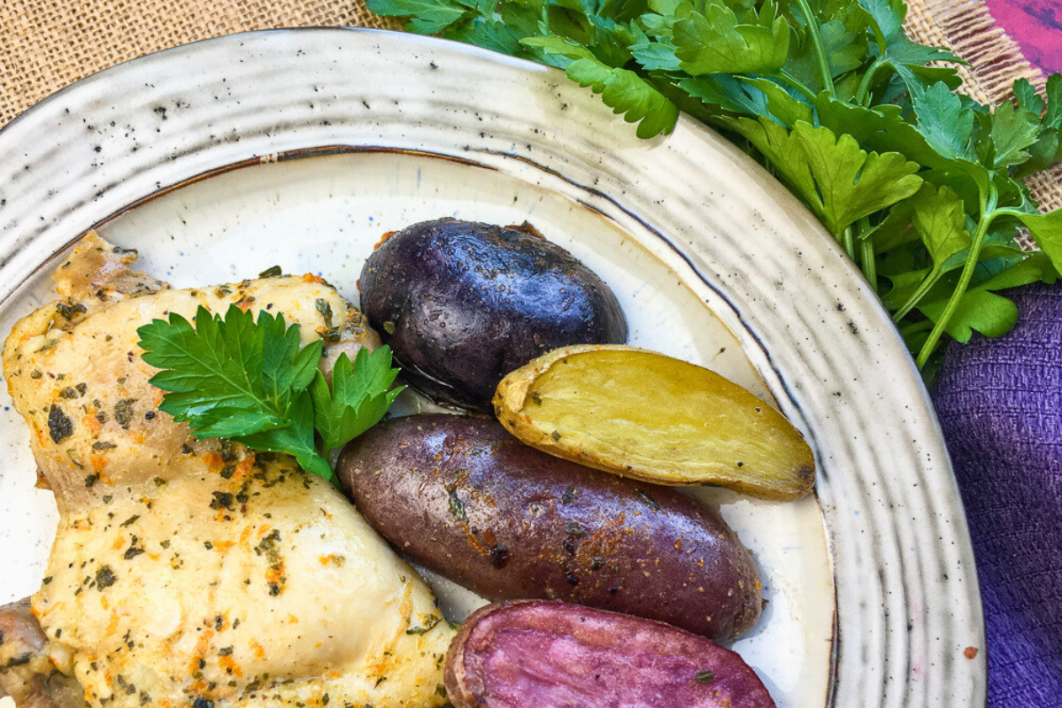 Chicken Thighs with Potatoes