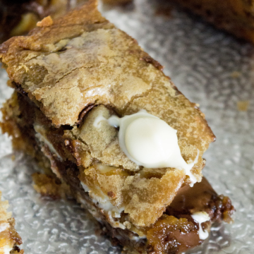 Nutella Chocolate Chip Sugar Cookie Bars