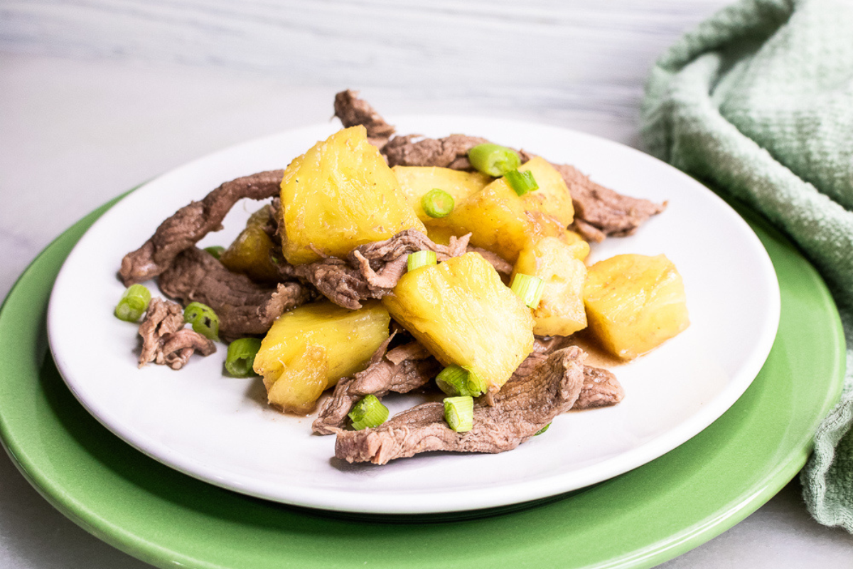 Pineapple Beef Stir Fry